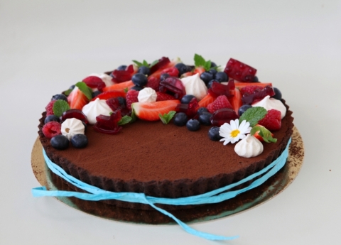 čokoládový tart