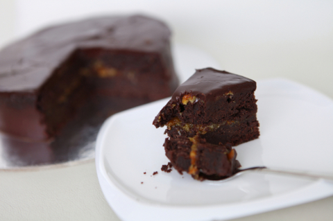 čokoládový vegan "sacher"